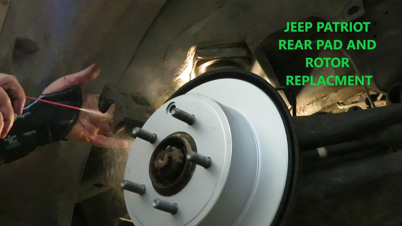 How to Replace Rear Brake Pads and Rotors | Jeep Patriot 4WD | 2007 to 2017