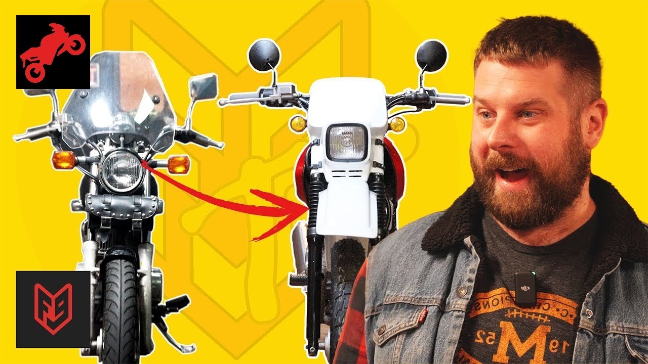 Мотоцикл на прокачку. Делаем эндуро из Honda Rebel 250 | Голос Бездока @FortNine