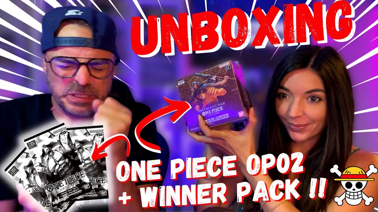 OP02 de FOLIE pour nous !! 🔥On a trop de chance !😮 + WINNER PACK Vol.2 - ONE PIECE CARD GAME