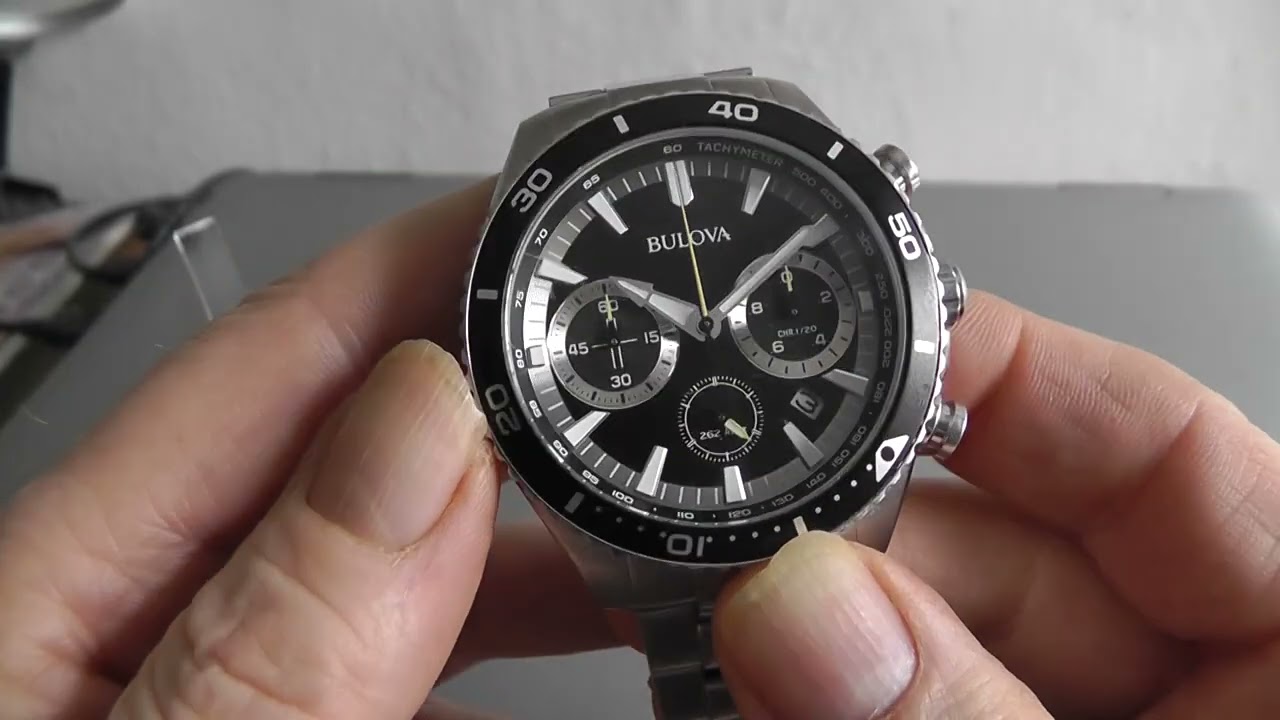 Bulova Chronograph 262khz high precision quartz