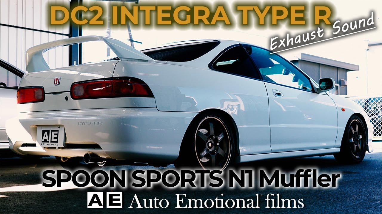 [DC2 INTEGRA TYPE-R Exhaust Sound] SPOON SPORTS EXHAUST PIPR-B & N1 TAIL | インテグラタイプR スプーン中間パイプ&N1テール
