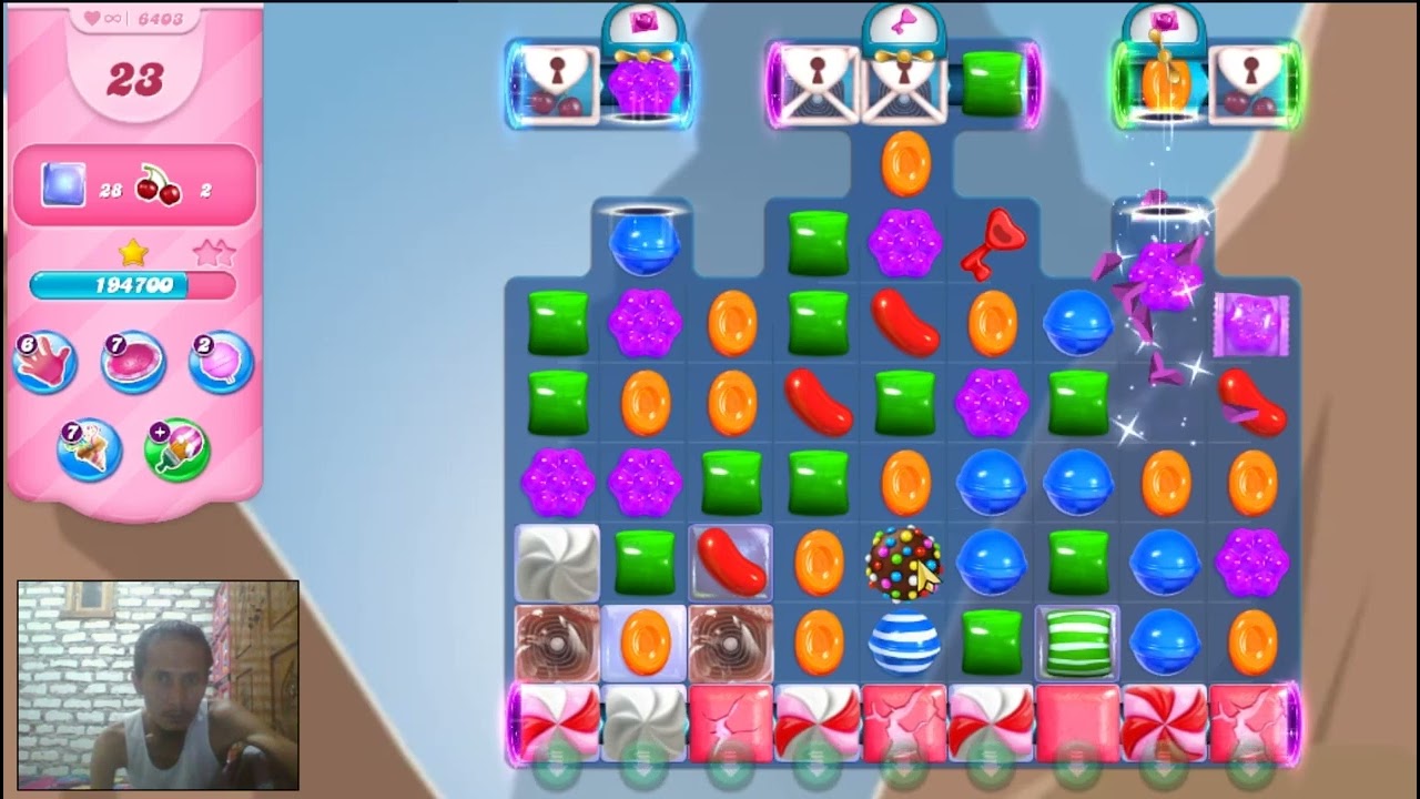 Candy Crush Saga Level 6403 - 3 Stars, 27 Moves Completed