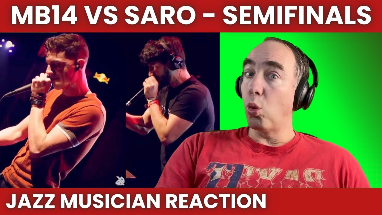 His face said it all! [MB 14 vs Saro Reaction - Semifinals - First Battle Reaction Ever]