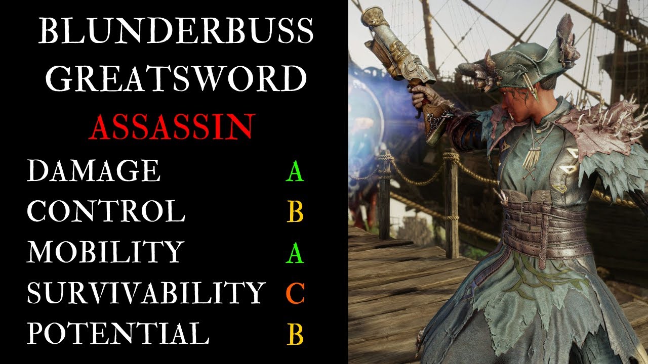 New World PvP Build - Blunderbuss/Greatsword - High Burst Assassin