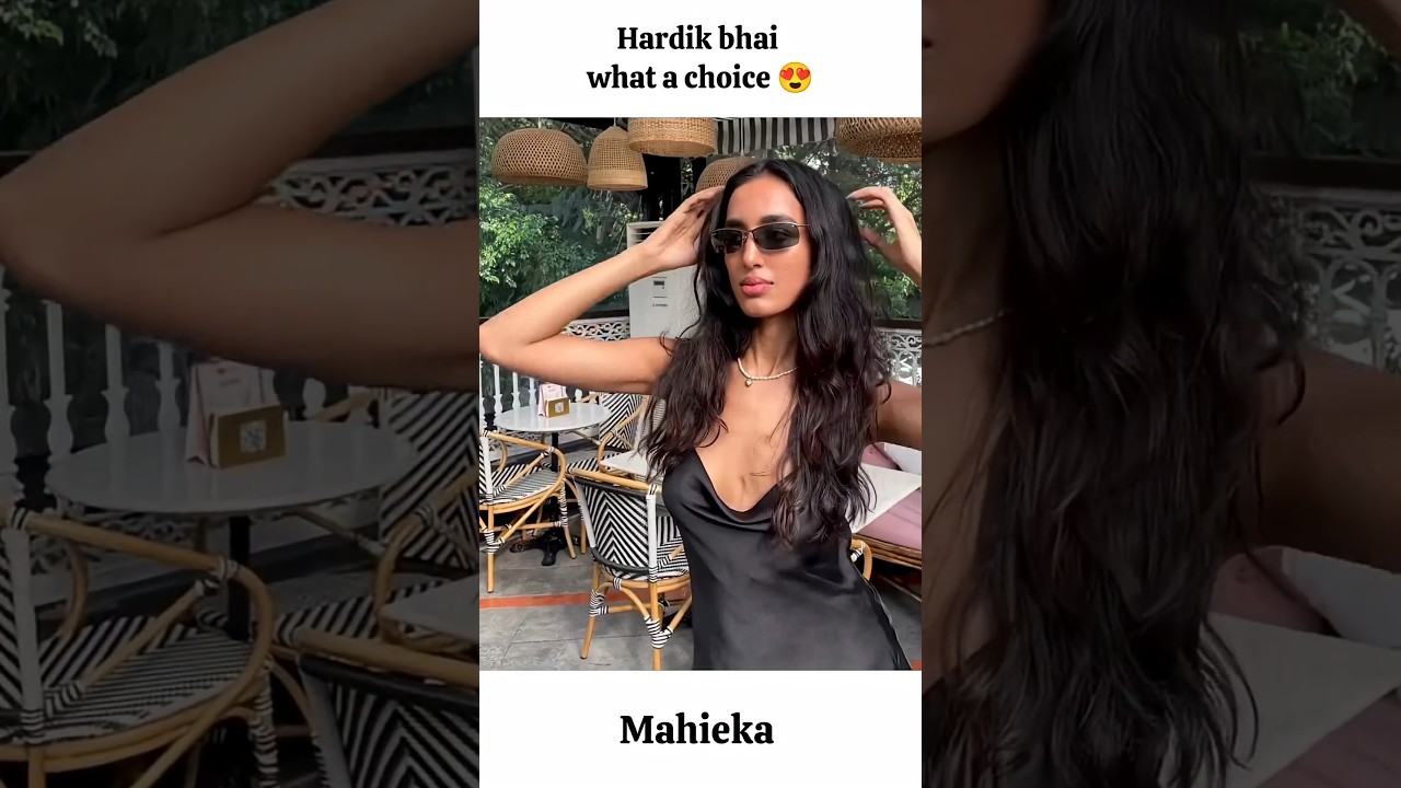 cute lover hardik Pandya and mahieka Sharma 😘|#hardikpadya #cricket #music #viral #trending #shorts