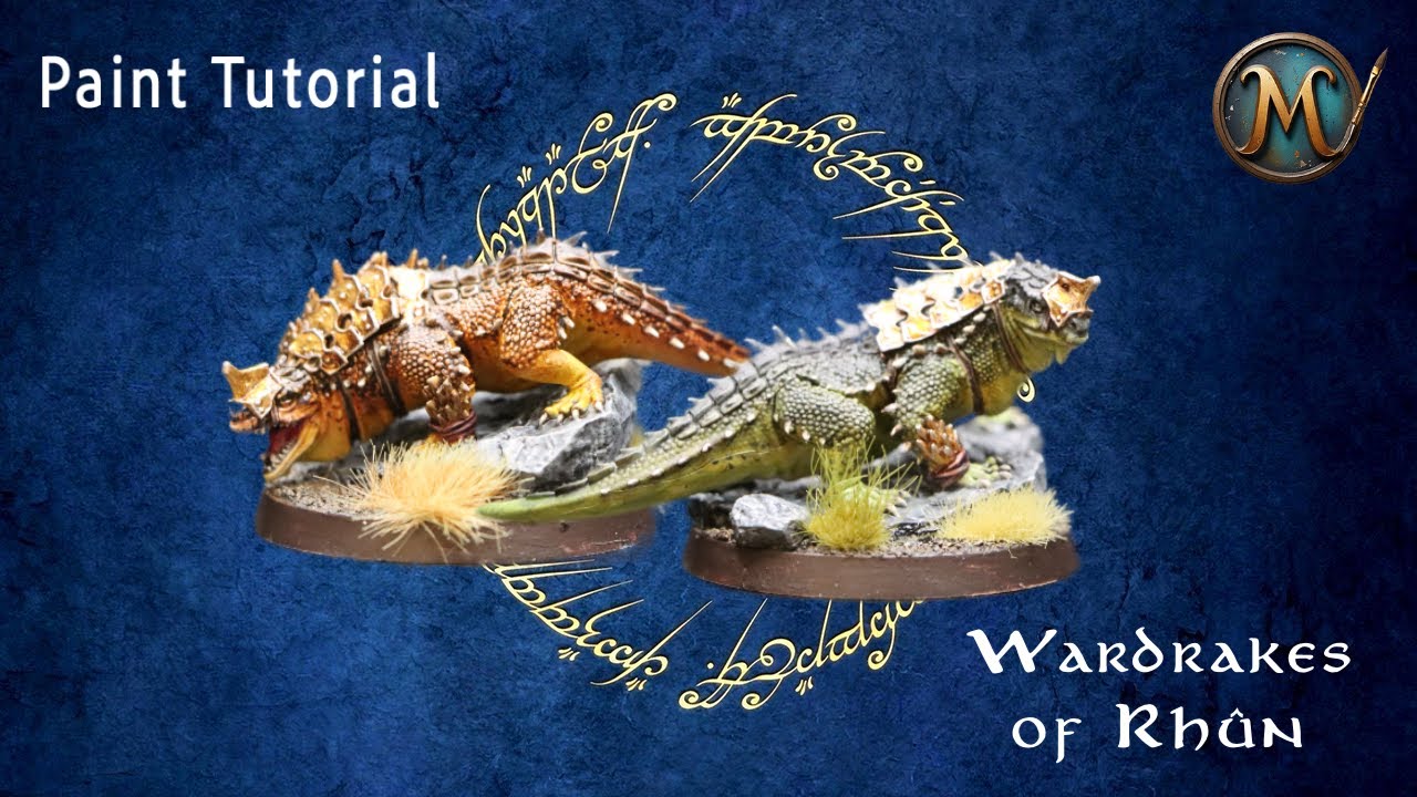 How to paint War Drakes of Rhûn | Lord of the Rings MESBG Painting Tutorial