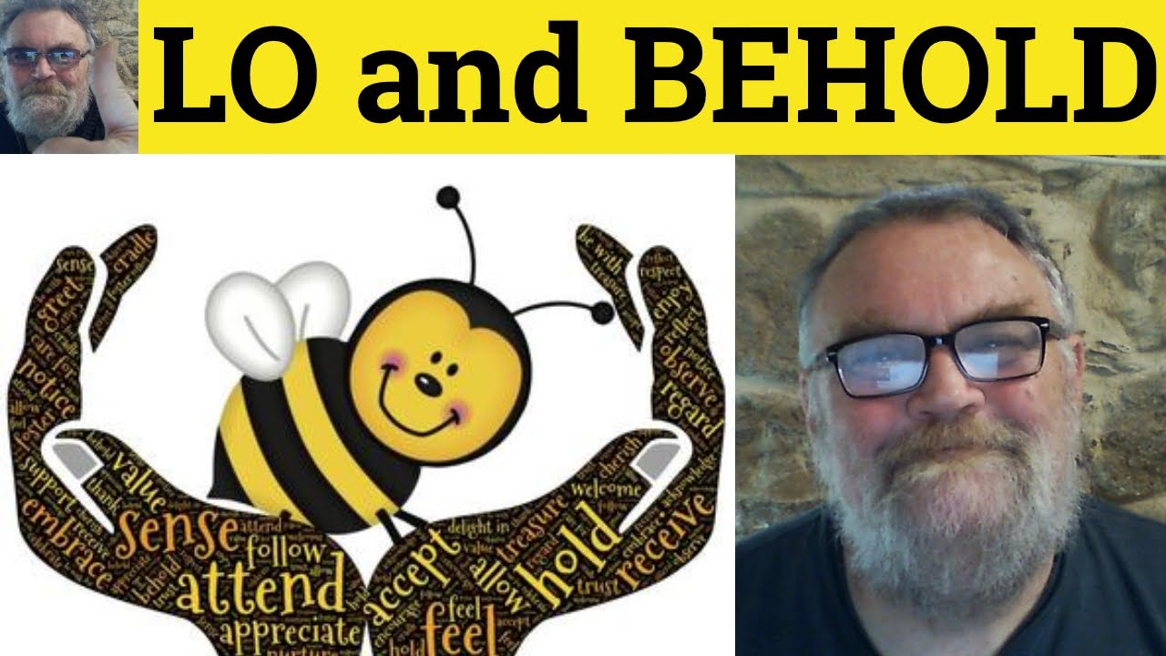 🔵 Lo and Behold Meaning - Lo and Behold Examples - Lo and Behold Definition - Interjections