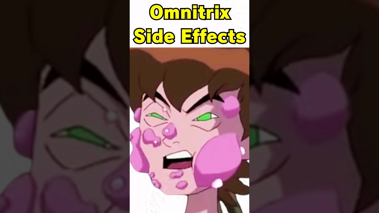 Ben has side effects because of his aliens. #ben10 #shorts #omnitrix