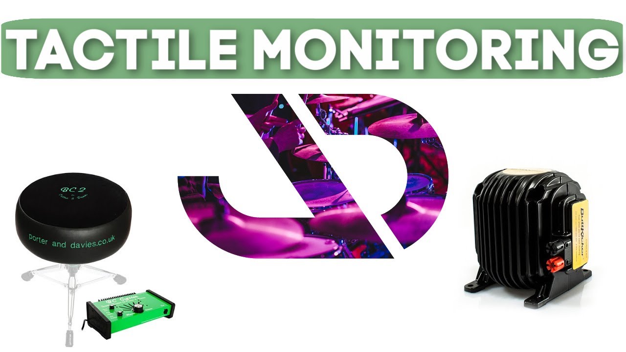 Tactile Monitoring w In Ear Monitors - Buttkicker Concert Audio Transducer Review - Jeremy Drummer