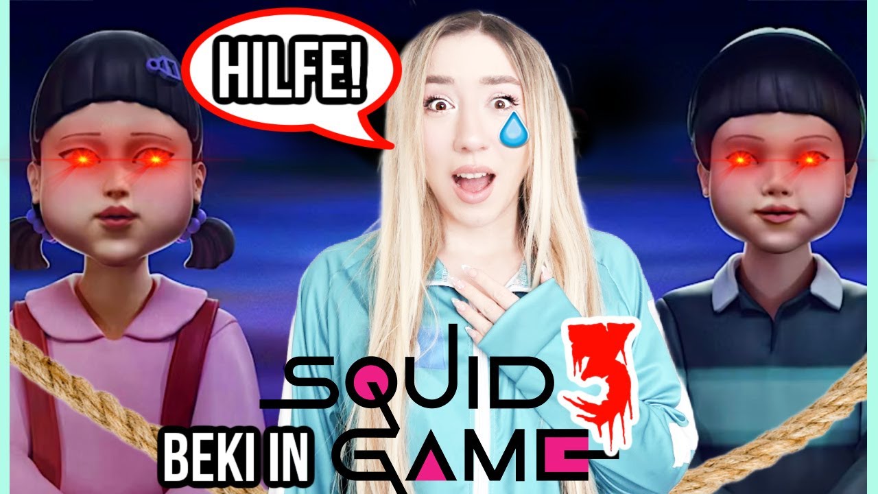 Beki macht bei SQUID GAME 3 als SPIELER 456 mit (Seilspringen sonst VERLOREN unmögliche Challenge!)