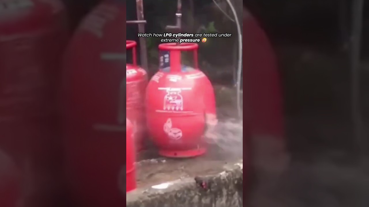 Смотрите, как баллоны с СУГ испытывают под экстремальным давлением 😱