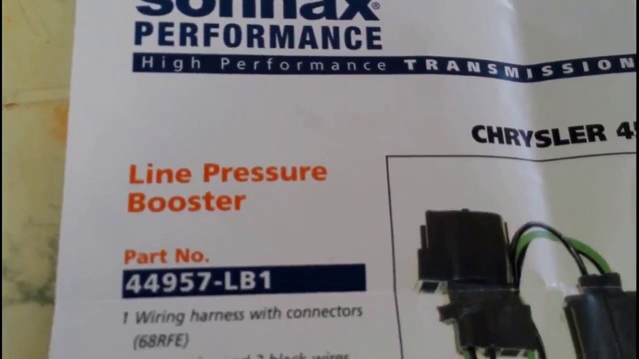 How to install a Sonnax line pressure booster on a 45RFE 545RFE 68RFE.Jeep Dodge Chrysler