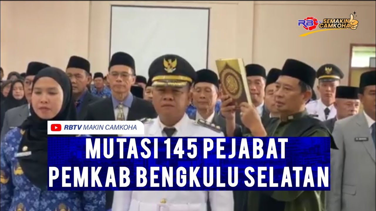 145 Pejabat Eselon III dan IV Dimutasi