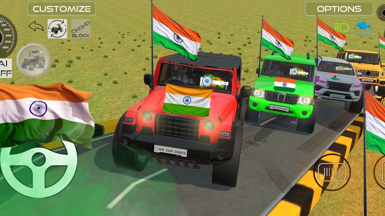 Modified Mahindra Thar Car Games: Indian Cars (Gadi Wala Game) - Car Game Android Gameplay 2025