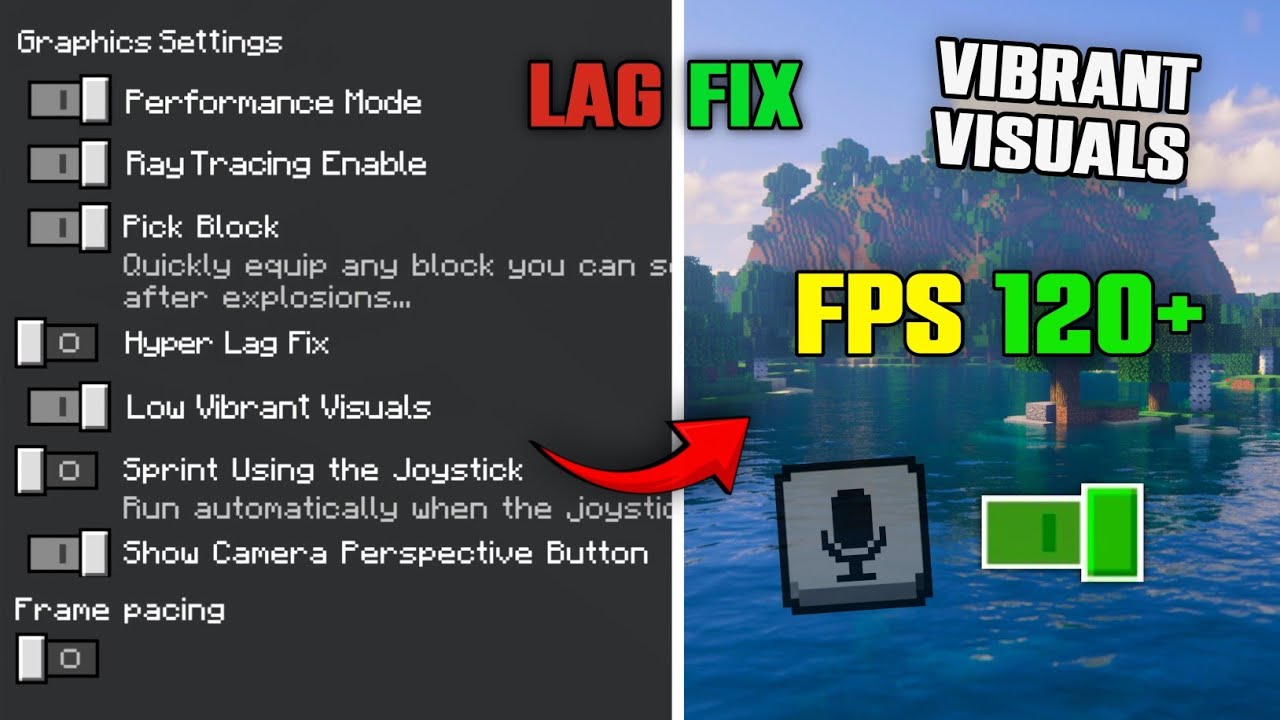How To Fix Vibrant Visuals Lag Minecraft Bedrock 1.21 