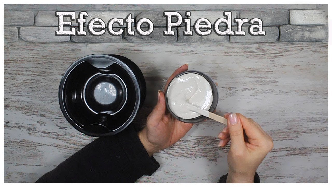 Preciosas Manualidades con Efecto Piedra.  Parece real!!