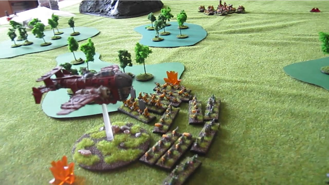 Epic Armageddon battle report: Imperial Guard vs Orks