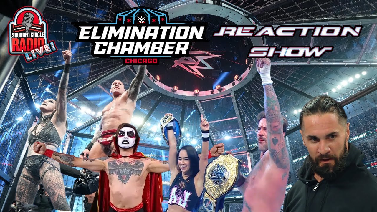 World Title Chaos: WWE Elimination Chamber Breakdown + Seth Rollins, Danhausen & Roman Reigns!