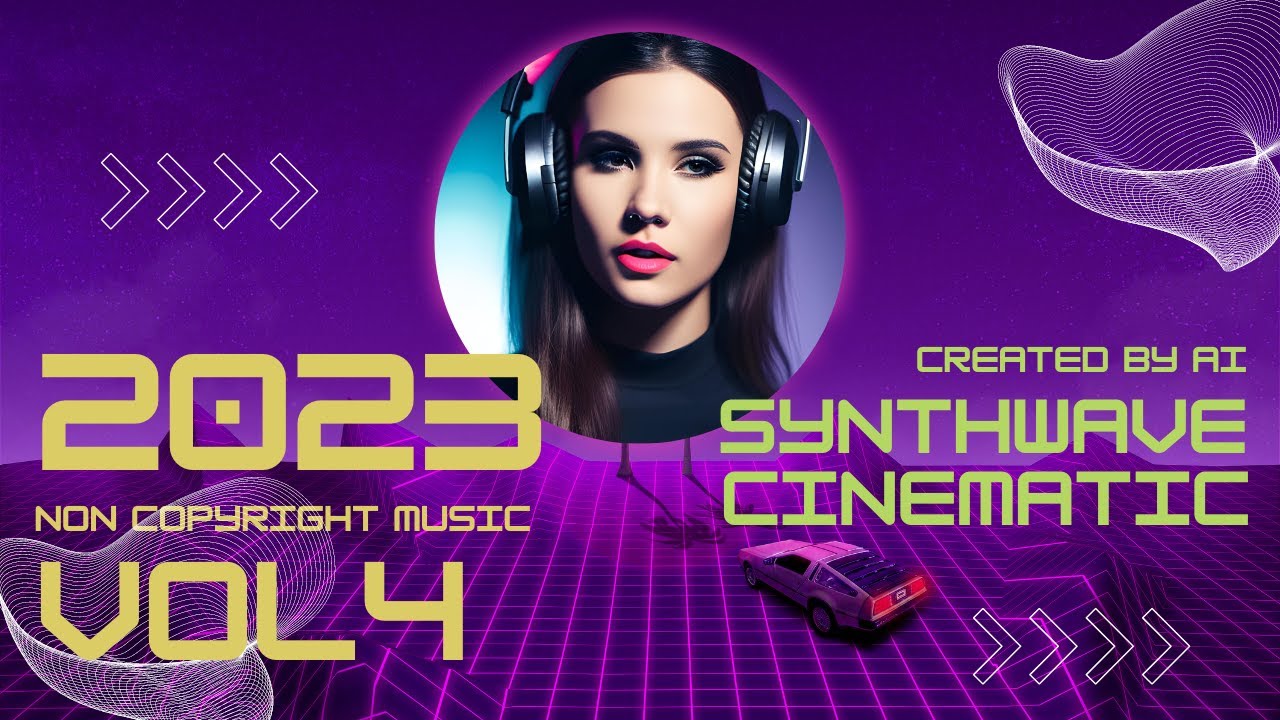 SYNTHWAVE Cinematic vol_4 (2023 AI MUSIC) AI generated no NC // epic synth for stream NO COPYRIGHT