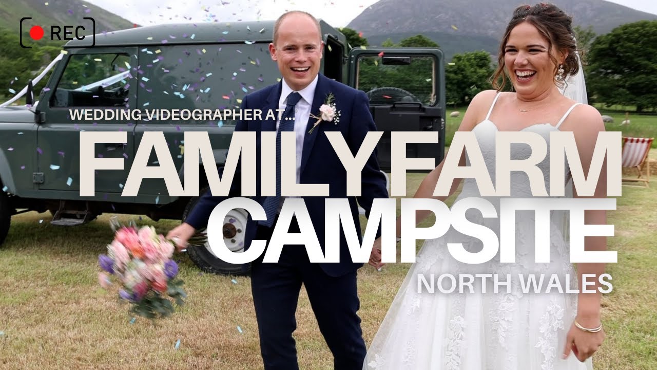 Caernarfon Castle Wedding Ceremony & Floral Marquee Reception | North Wales Wedding Videographer