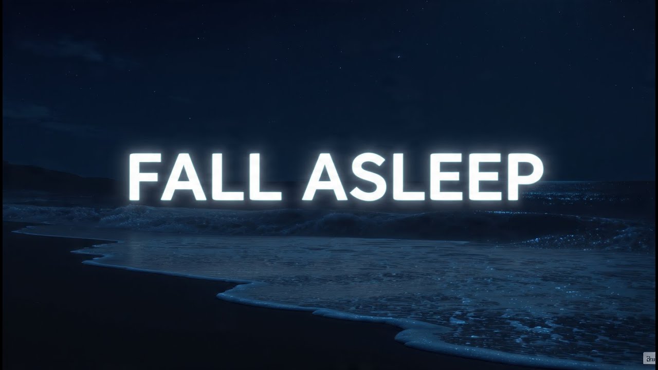 Clear Mind with Ocean Waves Sound for Sleeping 12 Hours 🌊 Soothing Night Waves, Stress Relief