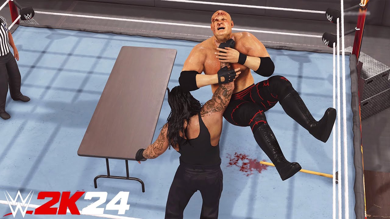 WWE 2K24 - Undertaker Vs Kane | Last Man Standing Match - PS5 [4K]
