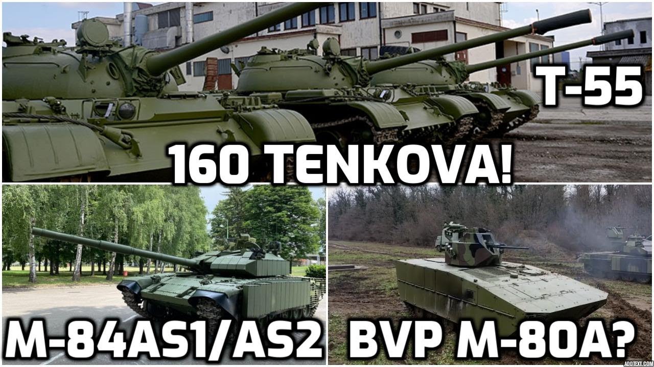 Koliko modernizovanih i remontovanih M-84 i T-55 tenkova dobija Vojska Srbije? Šta je sa BVP M-80A?