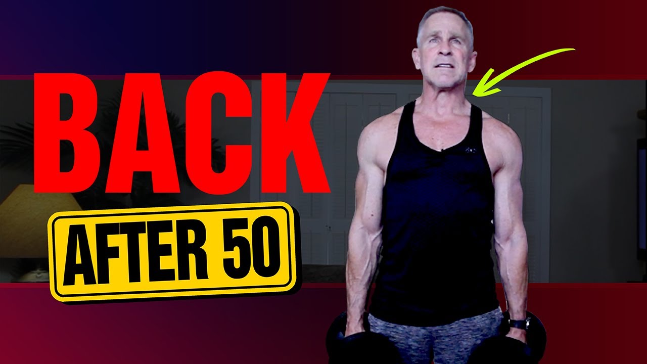 At Home Back Workout For Men Over 50 (DUMBBELLS ONLY!)