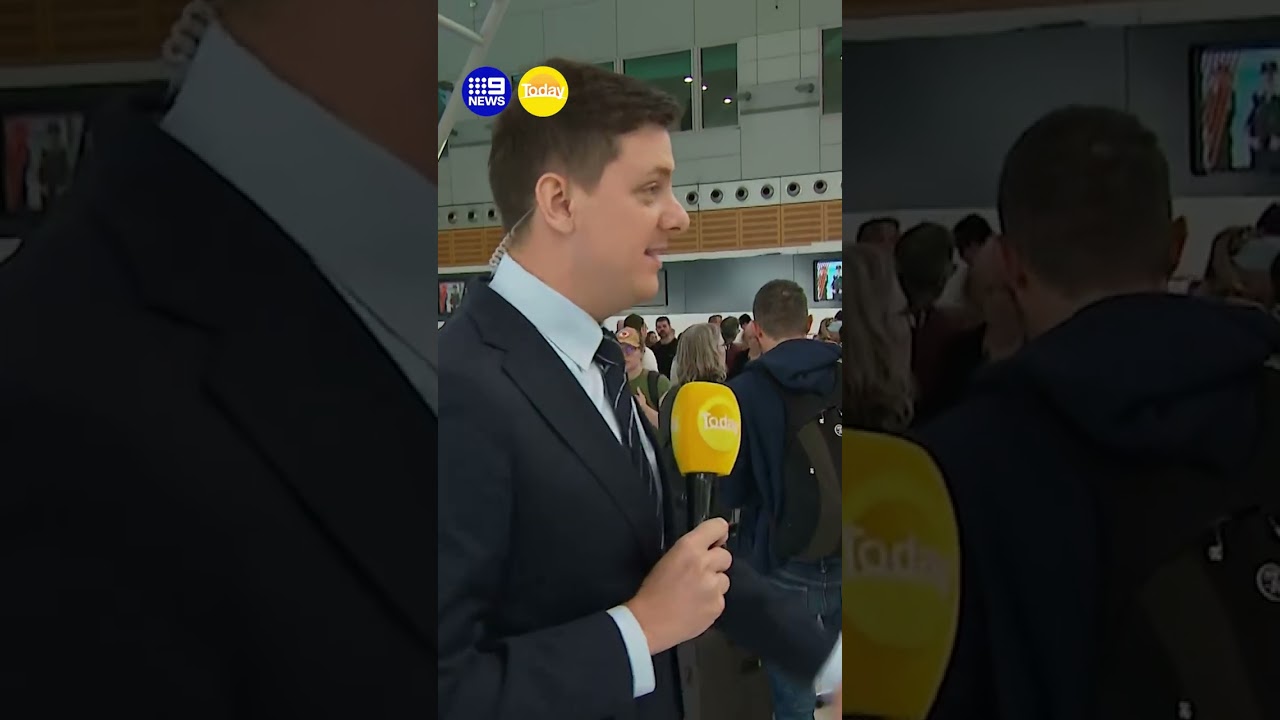 Travel chaos at Sydney Airport as staff strike | 9 News Australia