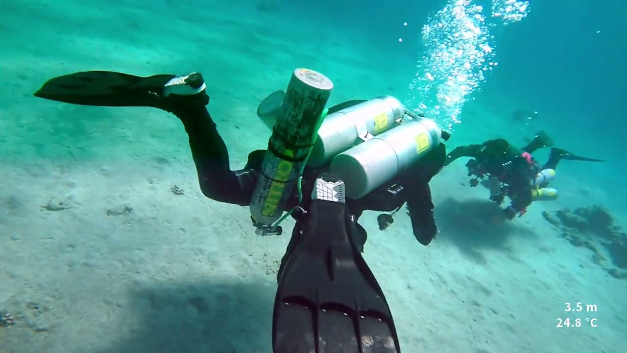 My 313th dive - 10th technical dive - 5th dive of the IANTD Normoxic Trimix Plus Diver course