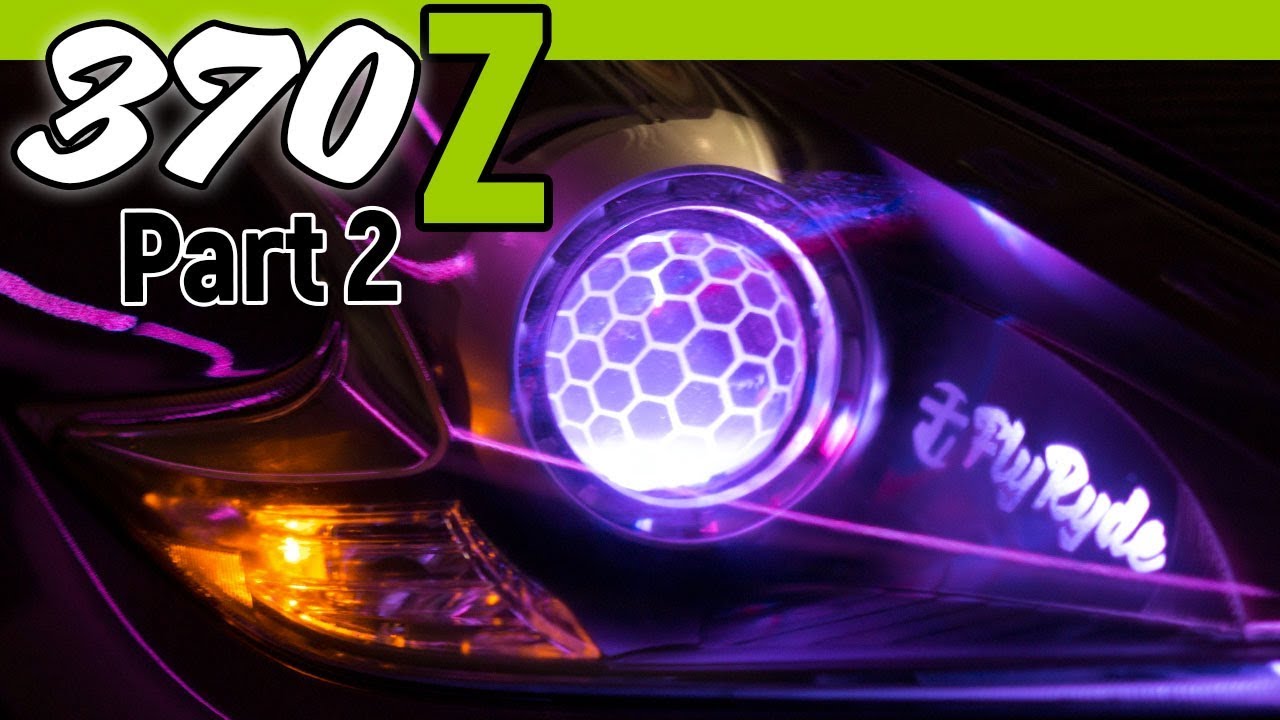 Nissan 370z Demon Eye Custom Headlights | FlyRyde