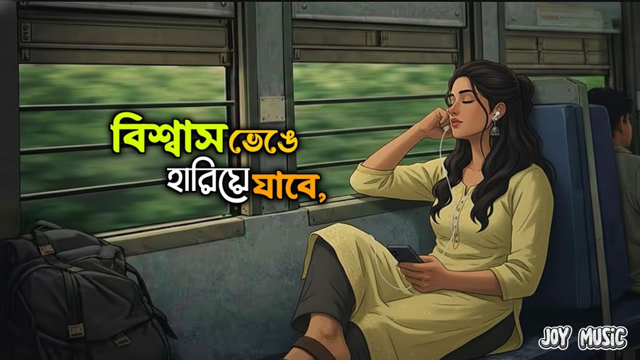 “বিশ্বাস ভেঙে হারিয়ে যাবে | Broken Trust Emotional Song 💔”lyrics video 
