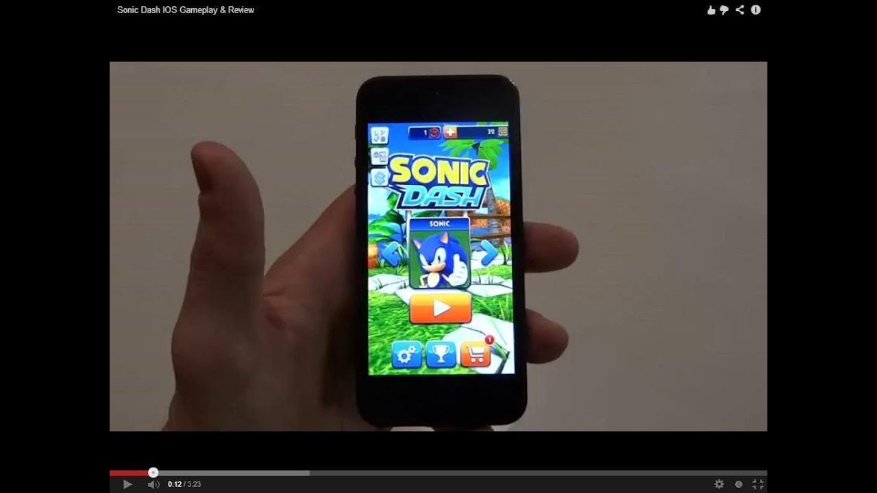Sonic Dash IOS Gameplay & Review - Fliptroniks.com