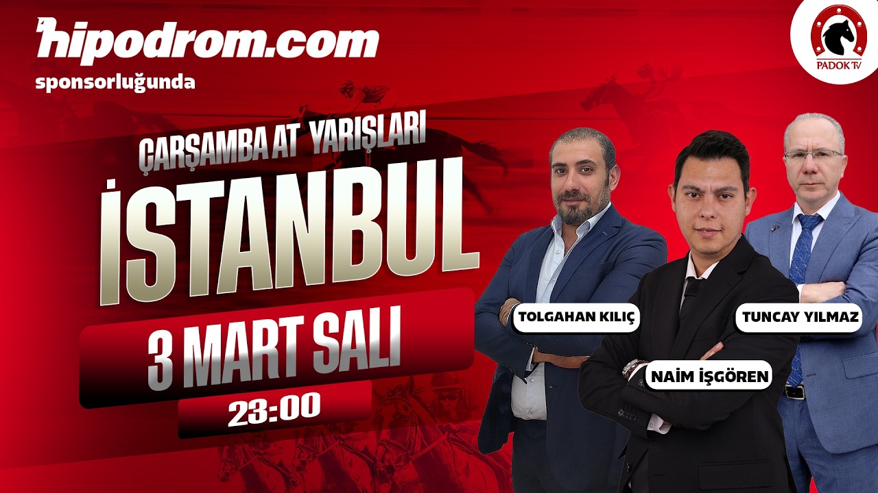 04 Mart 2026 İstanbul At Yarışı Tahminleri // Naim İşgören - Tuncay Yılmaz - Tolgahan Kılıç