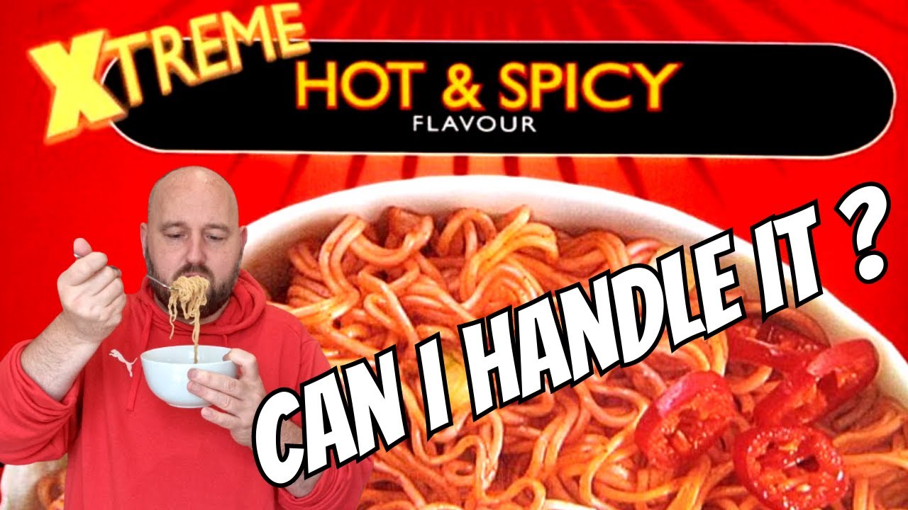 CAN I HANDLE THESE XTREME HOT & SPICY NOODLES ???