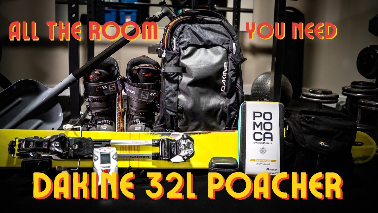 Dakine 32 Litre Poacher. What I carry as a backcountry filmmaker