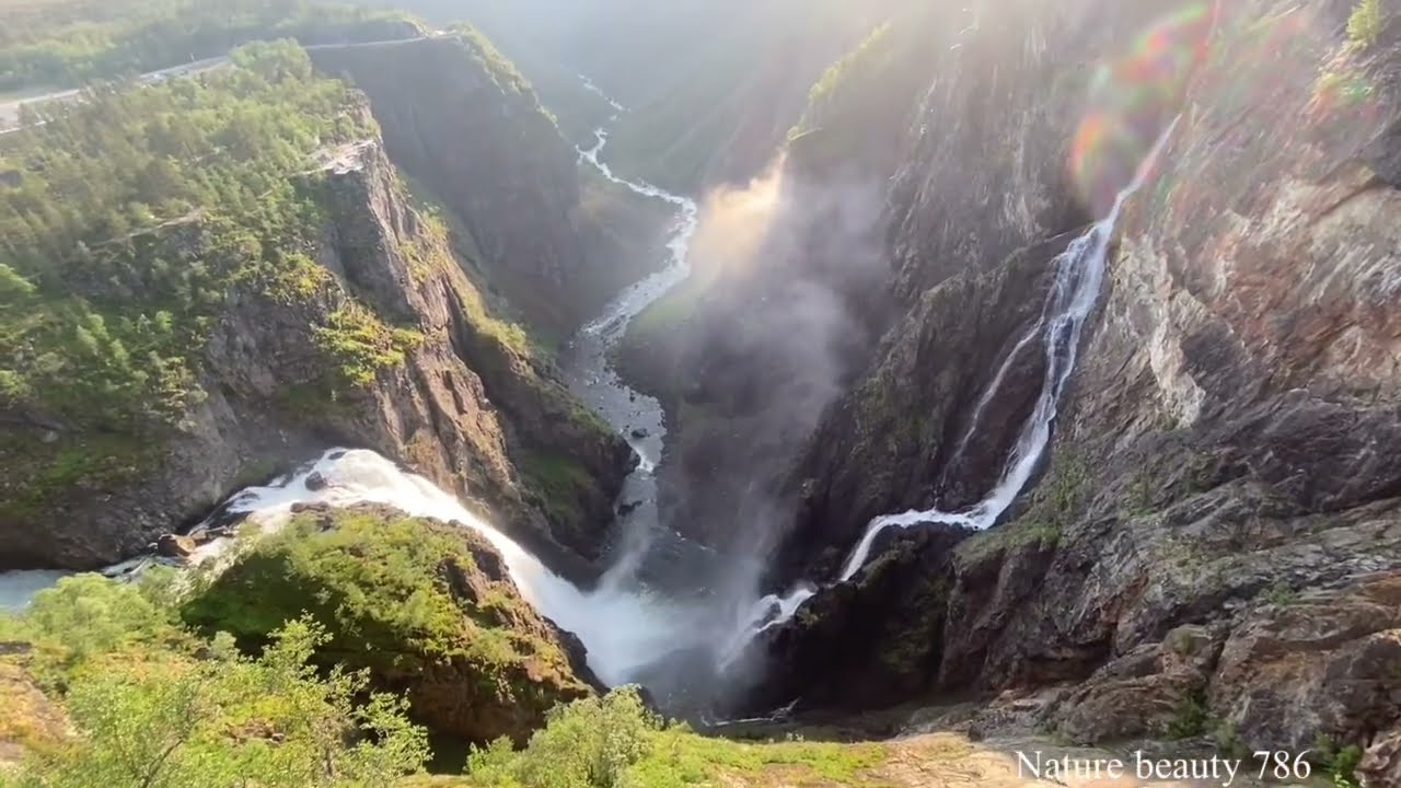 Vøringsfossen - Waterfall in Hardangerfjord #norway #beautiful #nature #beauty #waterfall 