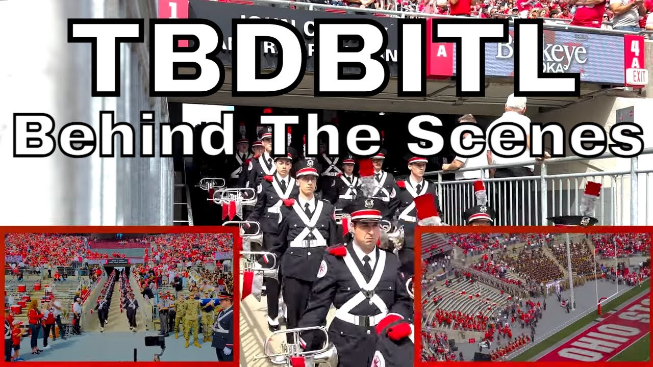 2025 Ohio State Marching Band And TBDBITL Alumni Ramp Entrance And Pregame Show