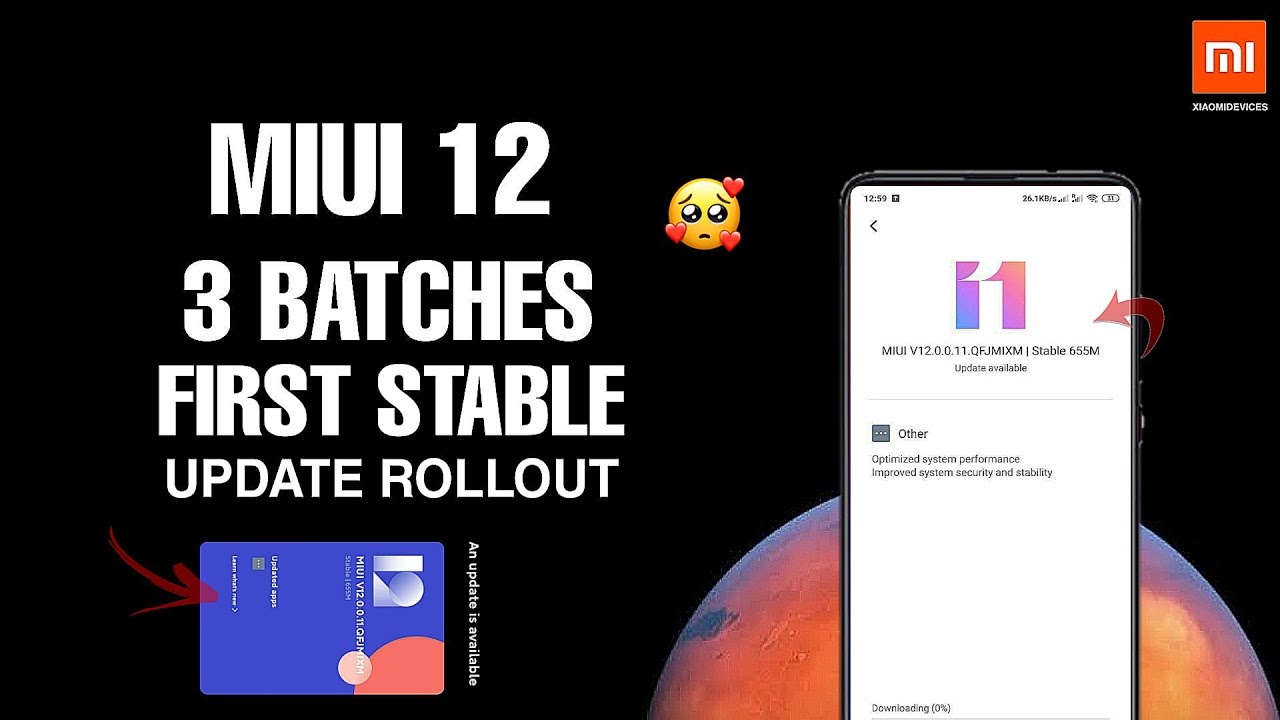 [First] MIUI 12 Global Stable Update Released | MIUI 12 Official OTA Update