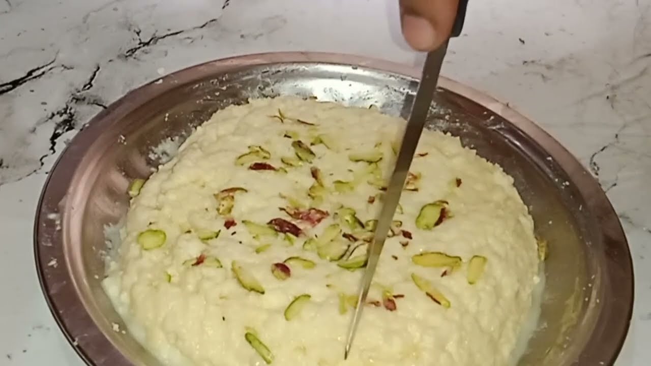 Kalakand with three simple ingredients 