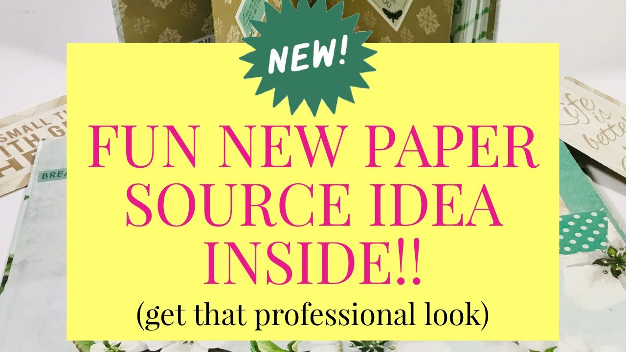 FUN NEW PAPER SOURCE!!  Make Professional SPRING JOURNALS/great CRAFT FAIR & MOTHER’S DAY IDEA!