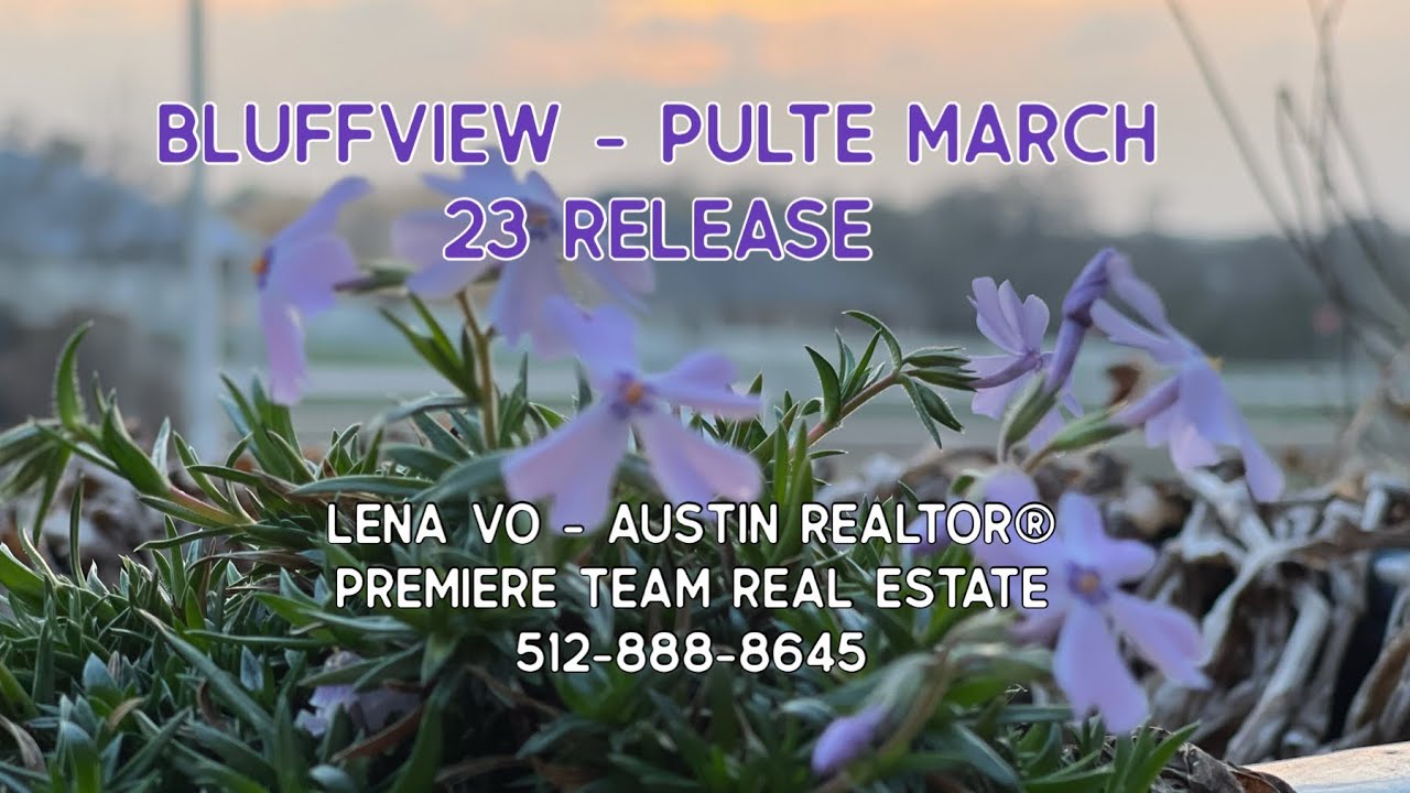 Bluffview - Pulte 70&rsquo; Lots  - March Release