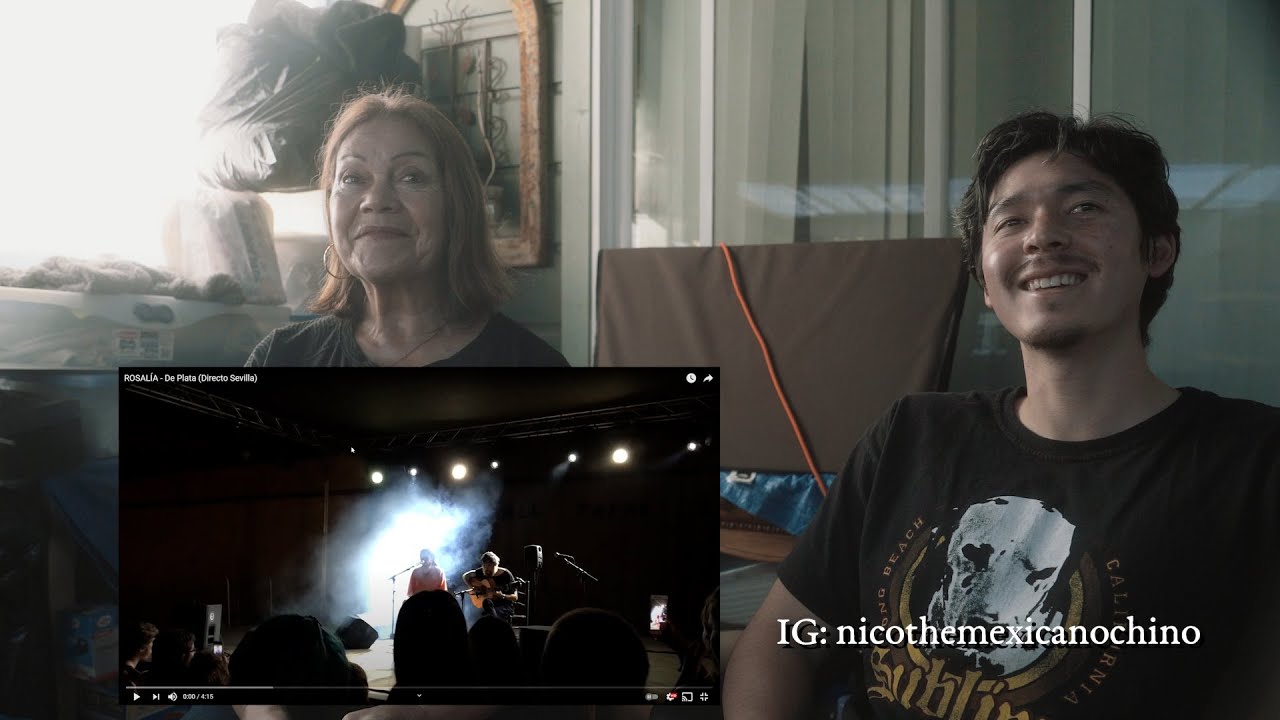 ROSALÍA - De Plata (Directo Sevilla) REACCION [con Abuelita Mexicana]{desde USA}