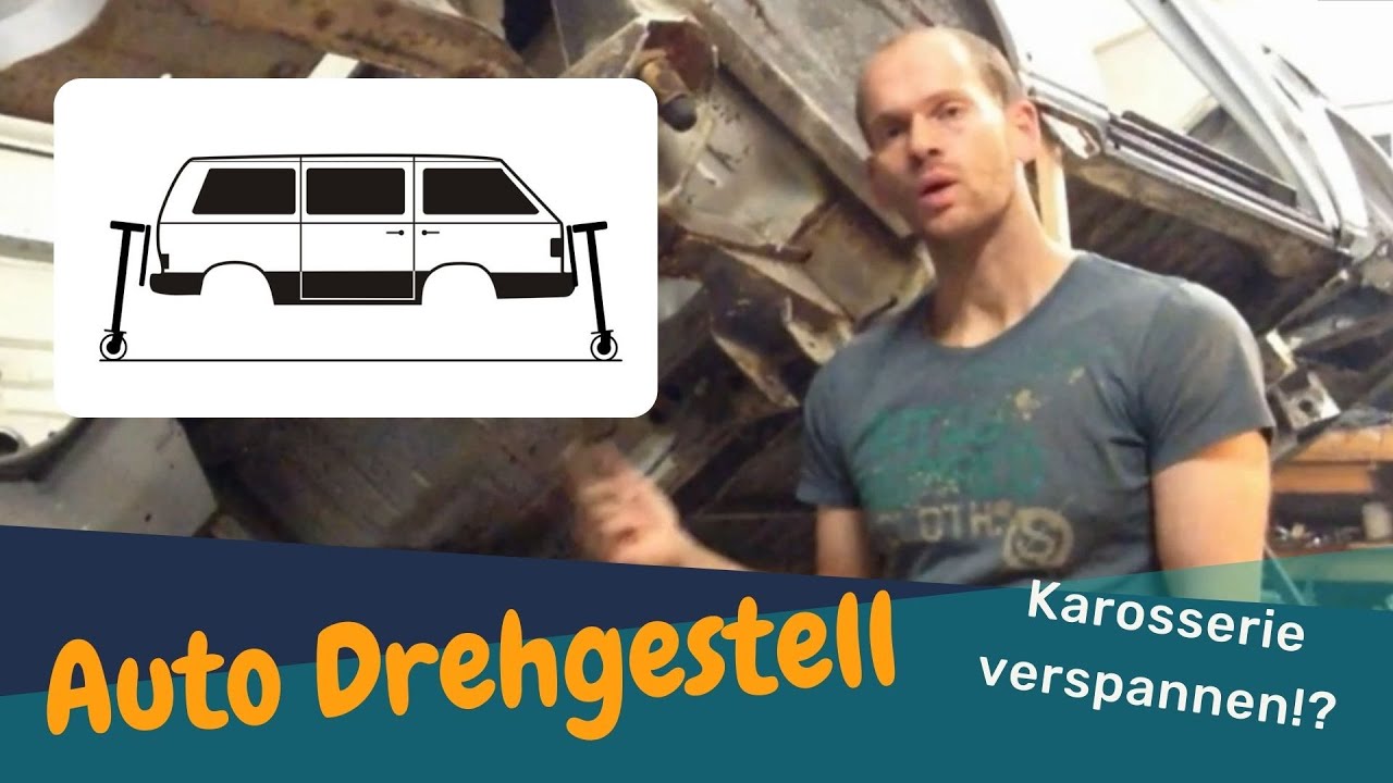 Auto Drehgestell | Karosserie verspannen am VW T3