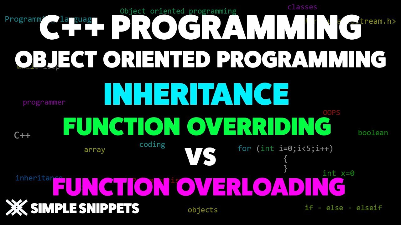 Переопределение функций в C++ | Наследование | ООП в программировании на C++
