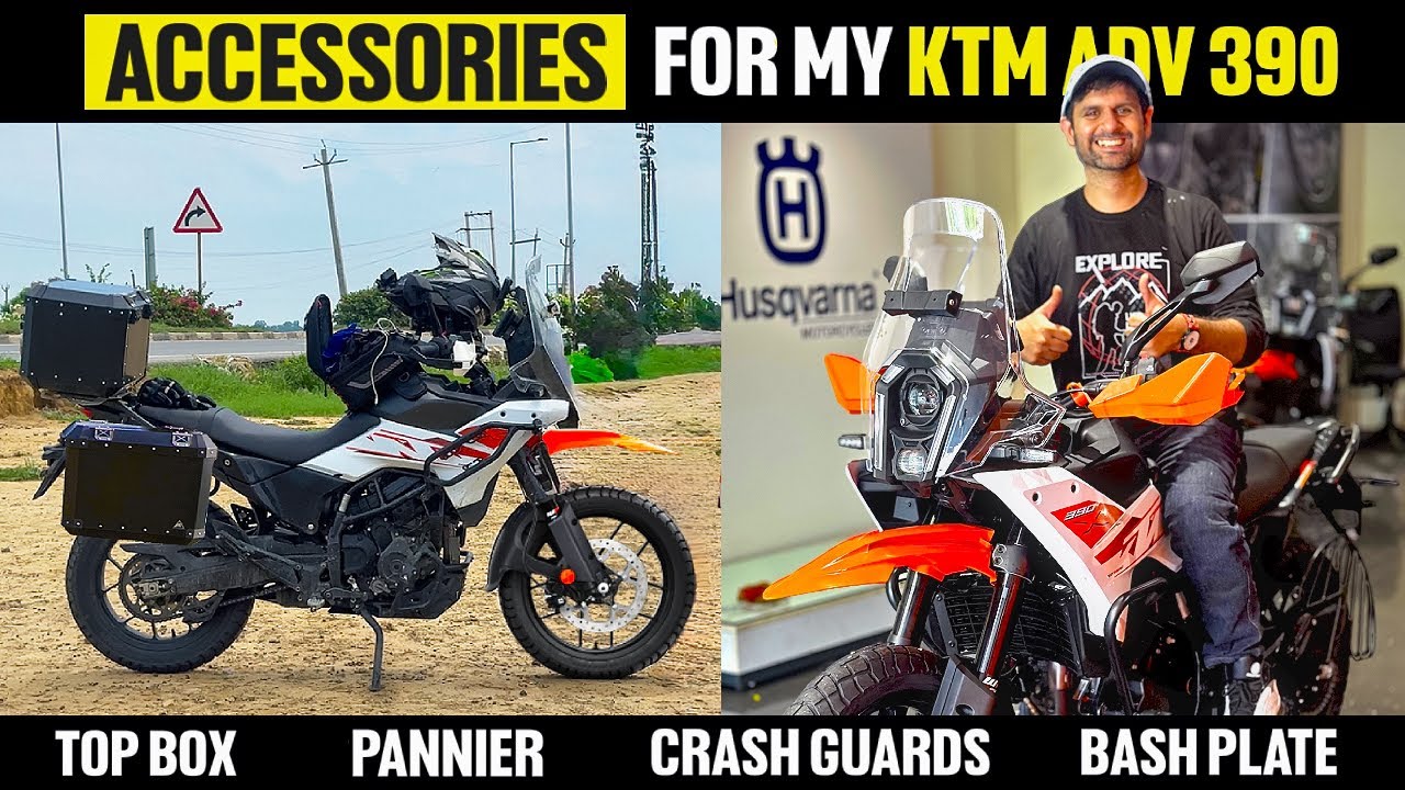 2025 KTM Adventure 390 ready with complete Touring Setup | 25000 km Ride Preparations
