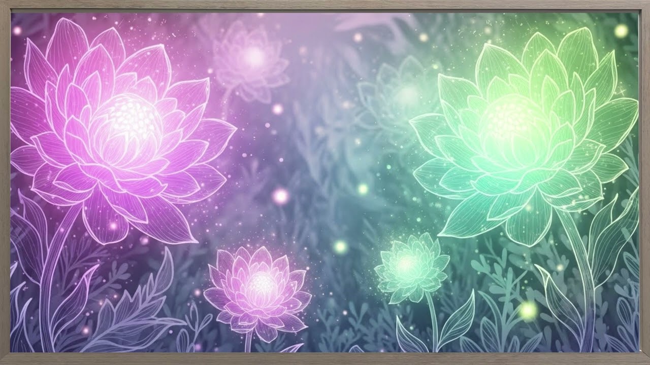 Cross-planet flower diagram|  Frame TV Art | Art Screensaver for TV