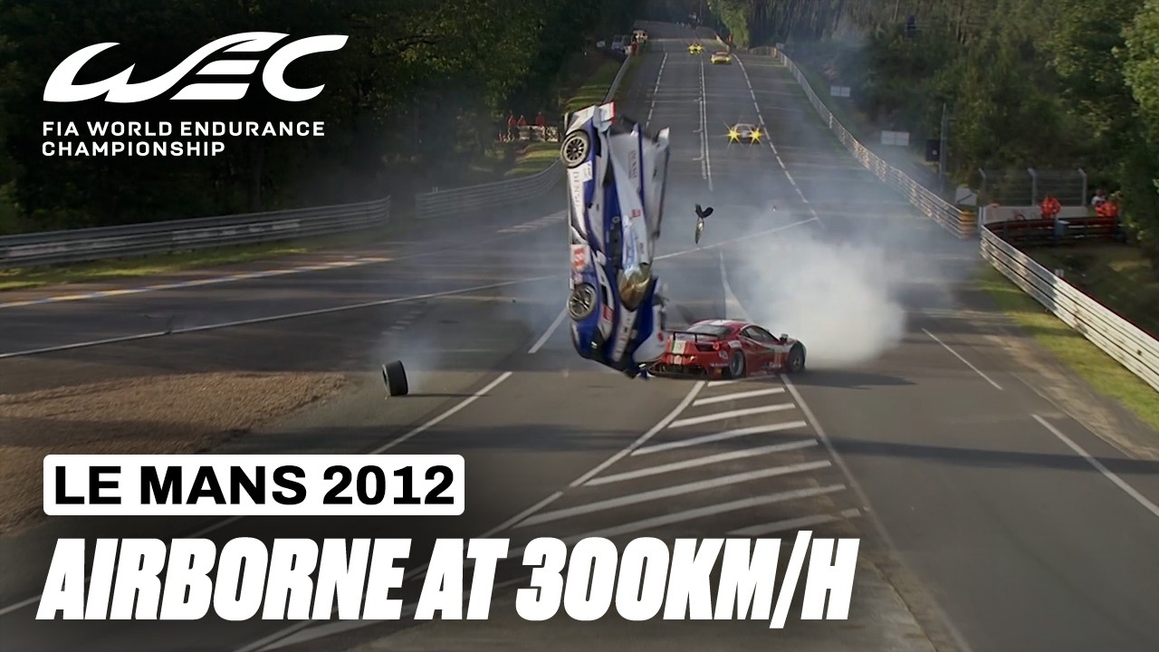 Anthony Davidson&rsquo;s Airborne Crash | Le Mans 2012 | FIA WEC