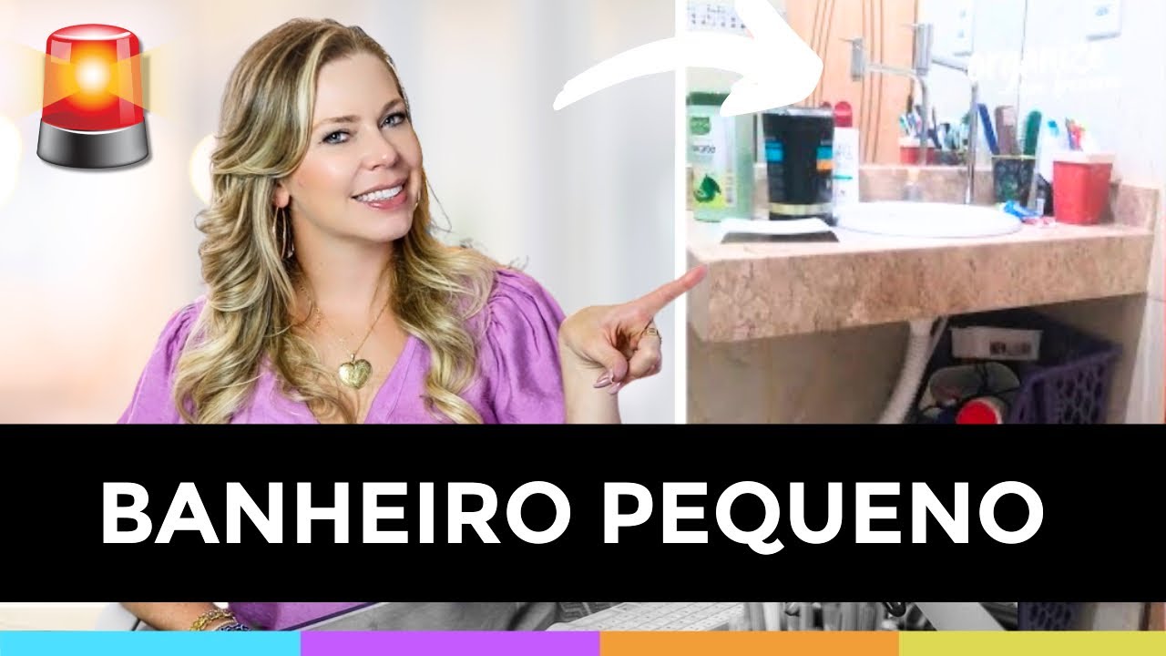COMO ORGANIZAR UM BANHEIRO PEQUENO | SOS RAFA ORGANIZA | Organize sem Frescuras
