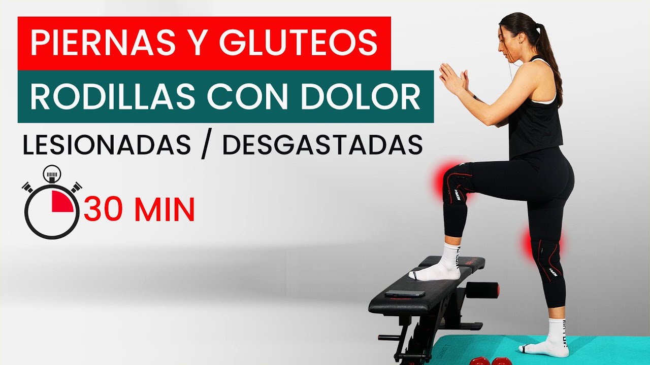 🆕👇 EJERCICIOS DE PIERNAS Y GLUTEOS PARA RODILLAS CON DOLOR. KNEE FRIENDLY WORKOUT. ✅